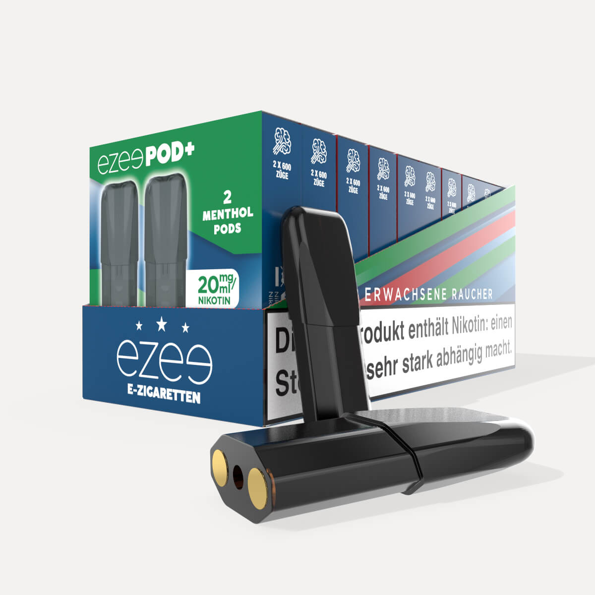 Ezee Pod+ Pods Menthol 20mg Nikotin - Packung mit 20 Stück