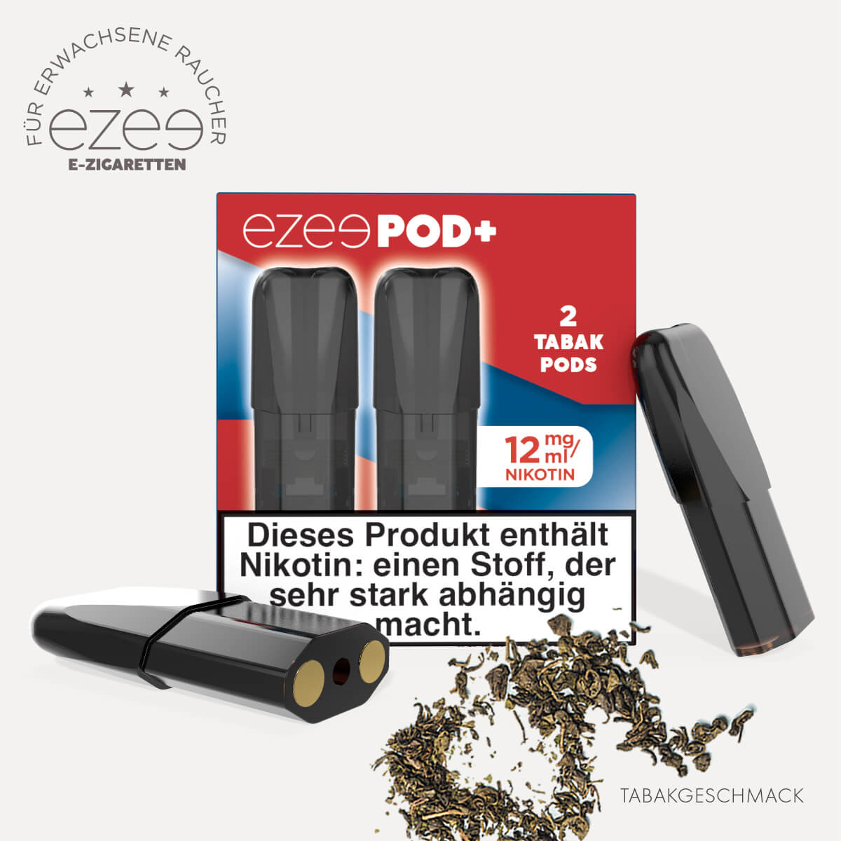 Ezee Pods Tabak 12mg/ml (x 2)