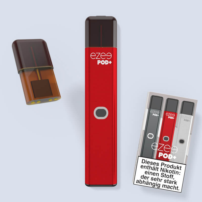 Ezee Pod+ Vape System Rot, Tabak 0mg