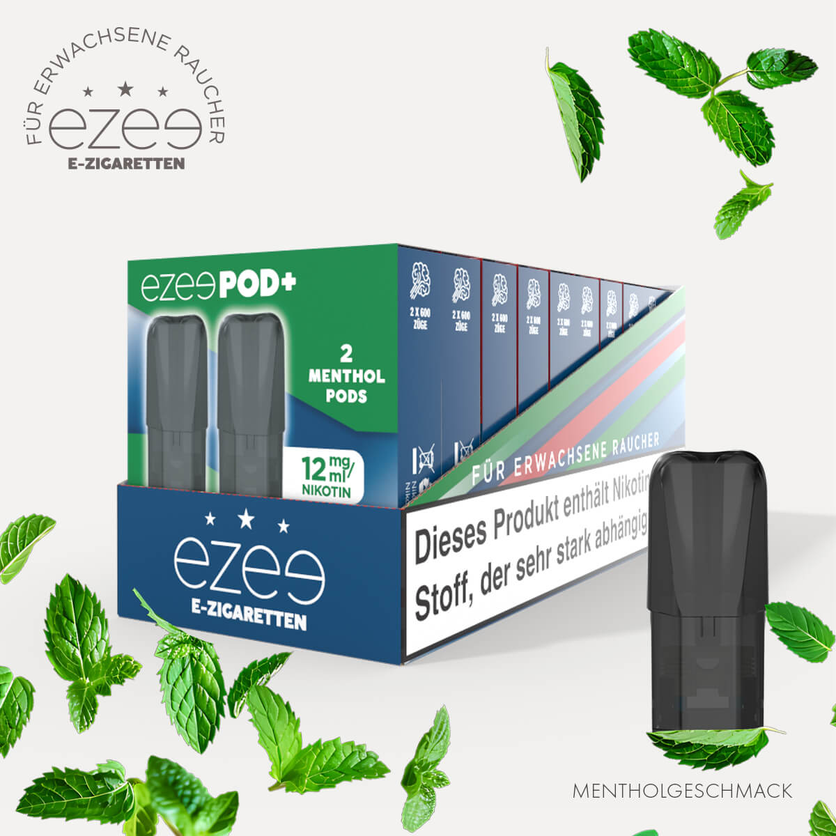 Pod+ Pods Menthol 12 mg