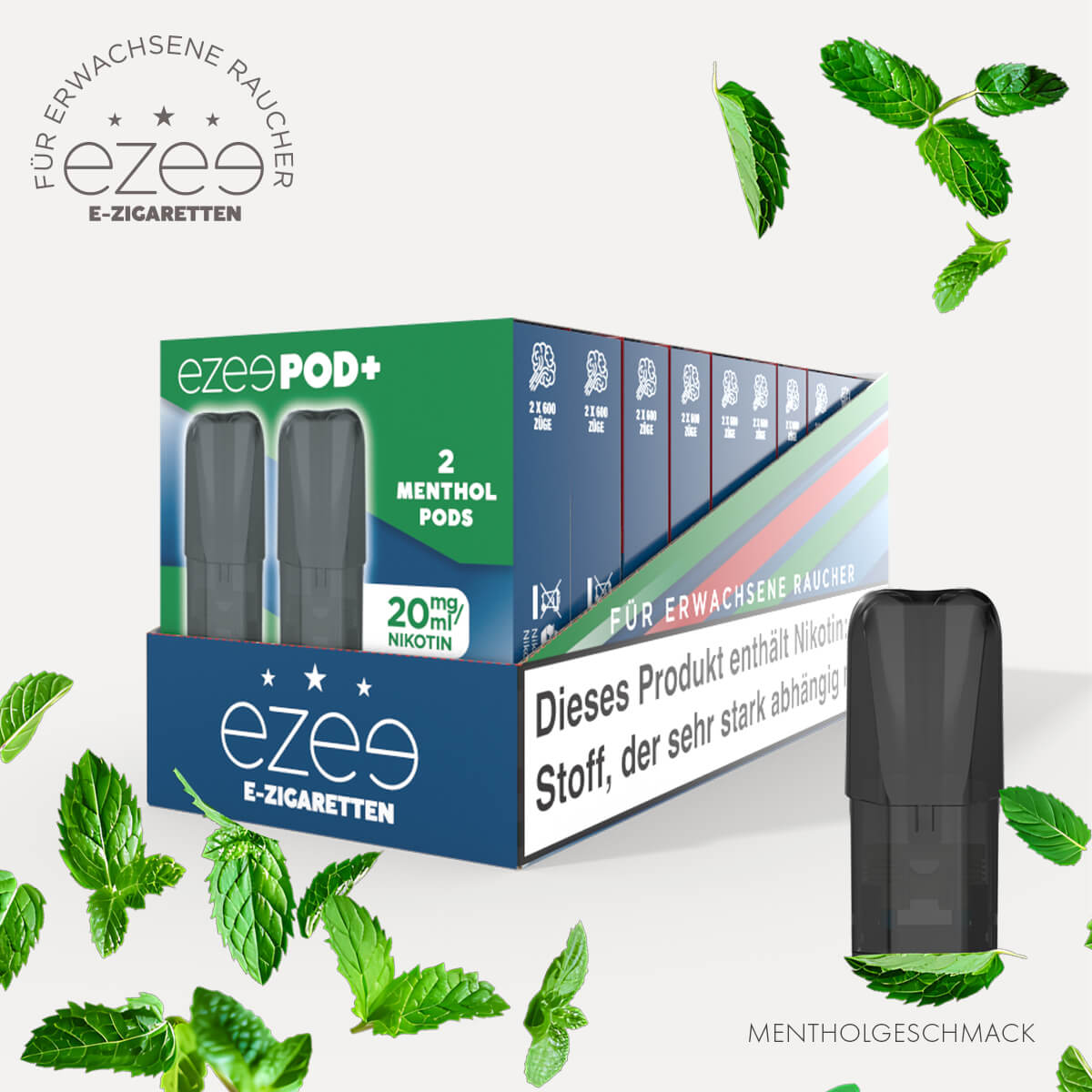 Pod+ Pods Menthol 20 mg